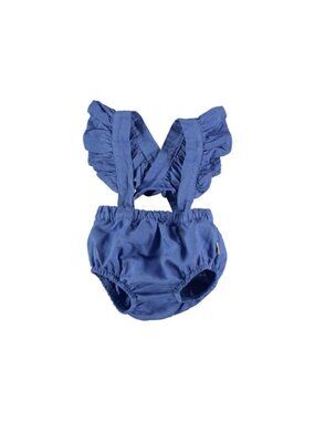 Linen Cotton Baby Bloomers - Royal Blue